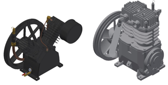 Atlas Copco Industrial Cast Iron Piston Compressor CR15-TS