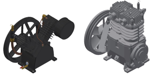 Atlas Copco Industrial Cast Iron Piston Compressor CR15-TS