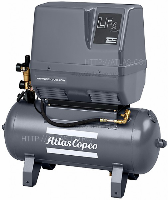 Atlas Copco Oil-Free Air Piston Compressor LFX0.7-10TR 20 230/1/50 CE