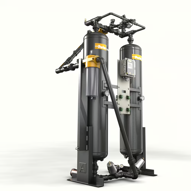 Parker Hannifin Heatless Desiccant Compressed Air Dryer TW 100