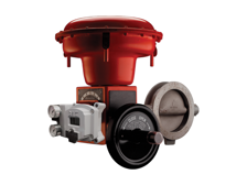 Baker Hughes Control Butterfly Valve with Actuator Model 33 37002 Series MiniTork II