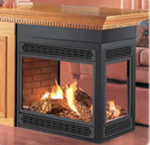 Wolf Steel Fireplace BGD40-N