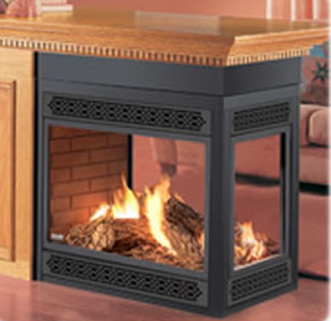 Wolf Steel Fireplace BGD40-P