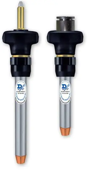 D/F Machine Specialties Water-Cooled Welding Barrel HTM-35-4 W/C