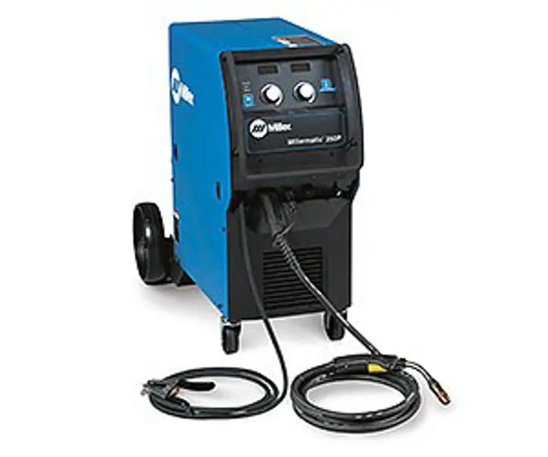 Miller Arc Welding Power Source And Wire Feeder Millermatic 350