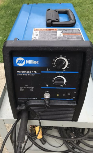 Miller Miller Arc Welding Power Source And Wire Feeder Millermatic 175 Millermatic 175