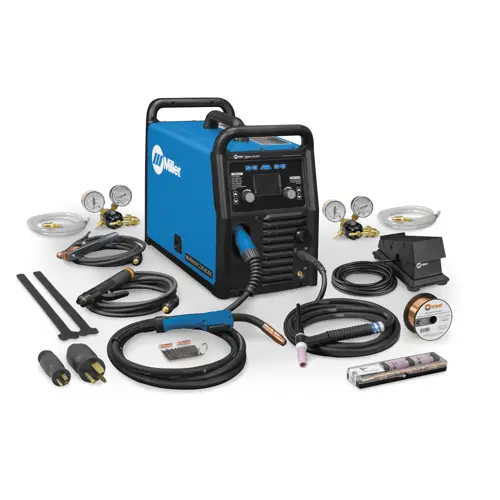 Miller Arc Welding Power Source And Wire Feeder Multimatic 220