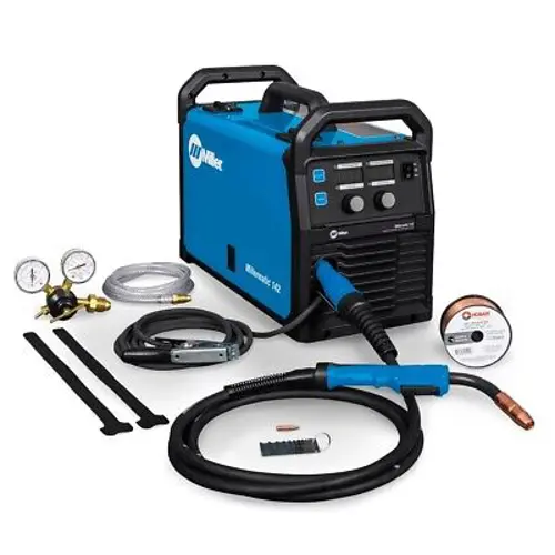 Miller Arc Welding Power Source And Wire Feeder Millermatic 141