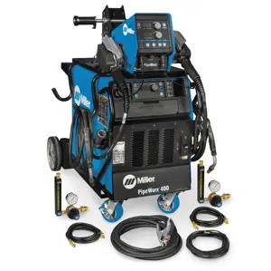 Miller Arc Welding Power Source And Wire Feeder Pipeworx 400