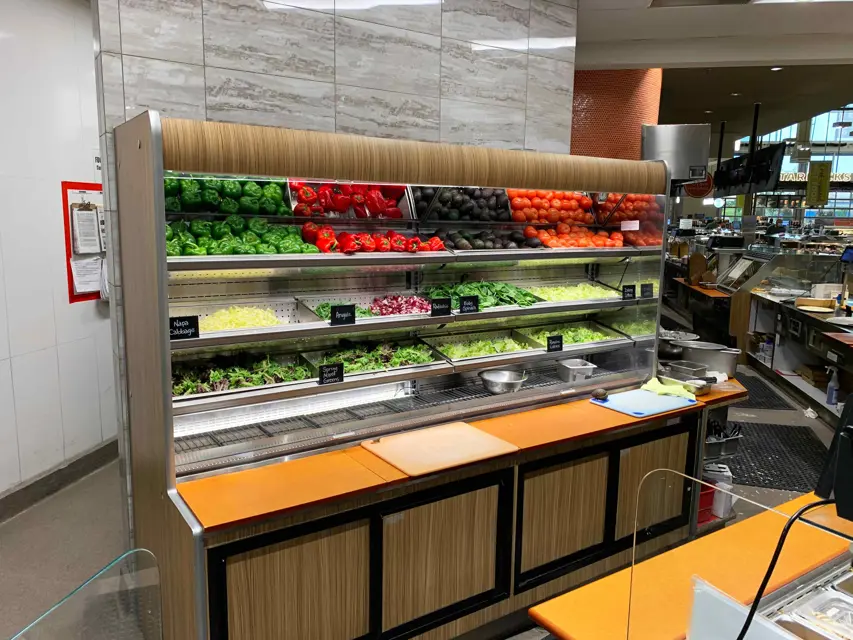 Hussmann UPRIGHT BACK BAR DELI CASE RBB-4-R