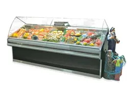 Hussmann Open Fish Sevice Case DSFN-EP-CNP-45OR W/LIGHTS & TIMER