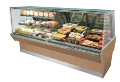 Hussmann Refrigerated vertical Deli/Bakery Merchandiser Q3-DV-45IR W/OPTIONAL 3RD SHELF