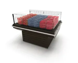 Hussmann Low and Medium Temperature Self Contained Island Merchandiser ISMGG-5R