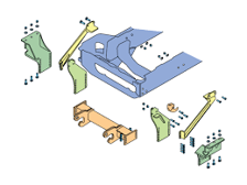 Boss Snowplow Undercarriage LTA06400