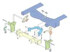 Boss Snowplow Undercarriage LTA05680