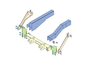 Boss Snowplow Undercarriage LTA12650
