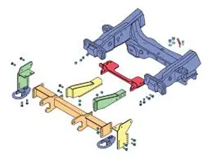 Boss Snowplow Undercarriage LTA09070B
