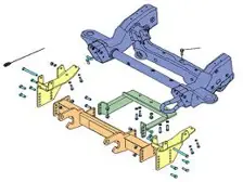Boss Snowplow Undercarriage LTA09201B