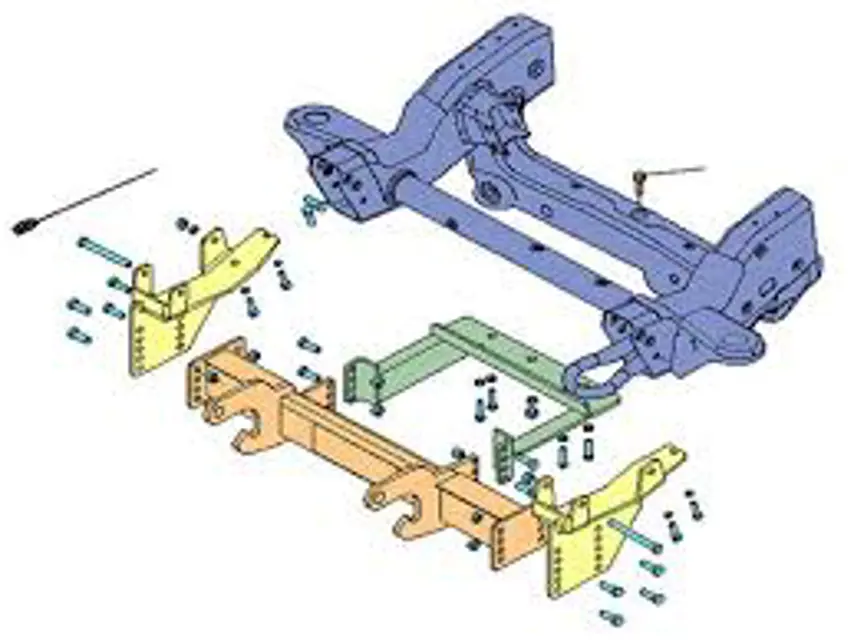 Boss Snowplow Undercarriage LTA09201B