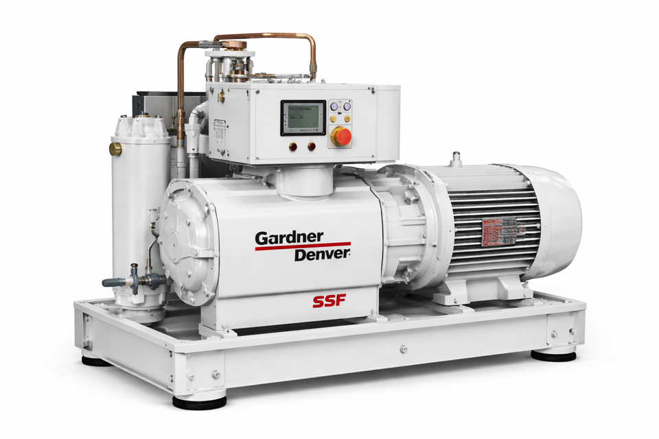 Gardner Denver Rotary Gas Compressor SSF