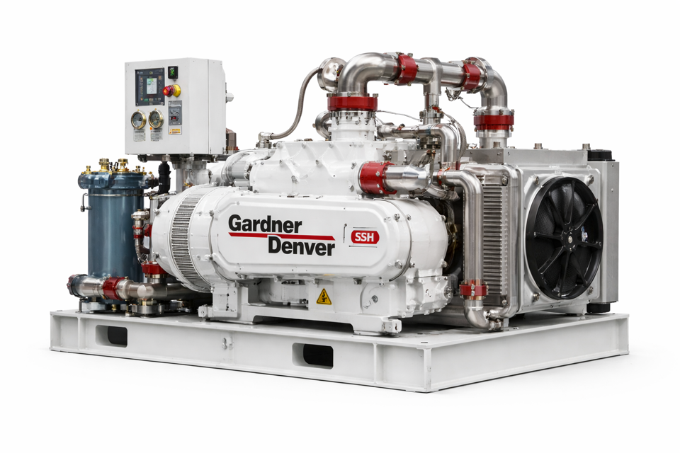 Gardner Denver Rotary Gas Compressor SSH